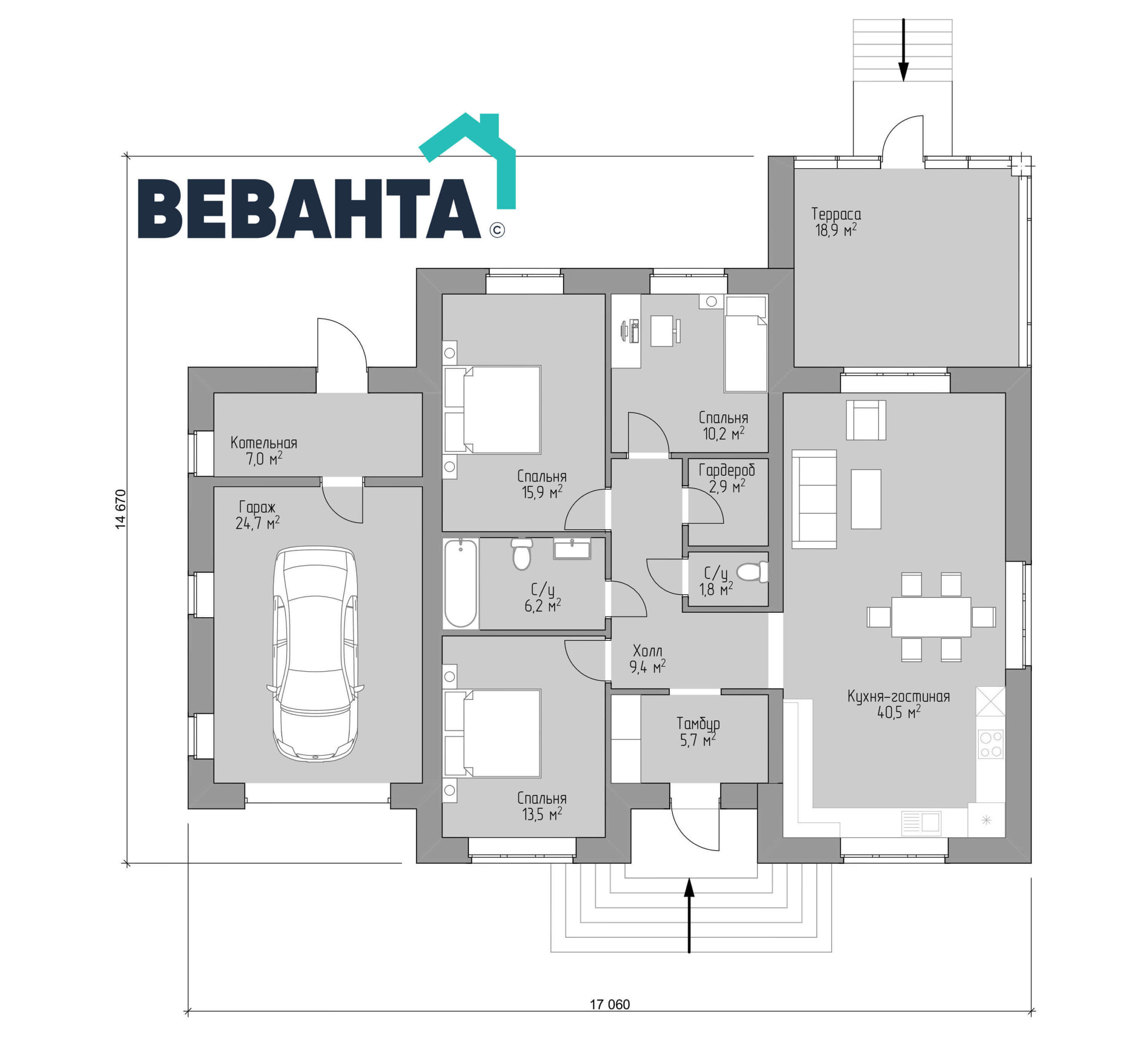 Виванта проекты одноэтажных